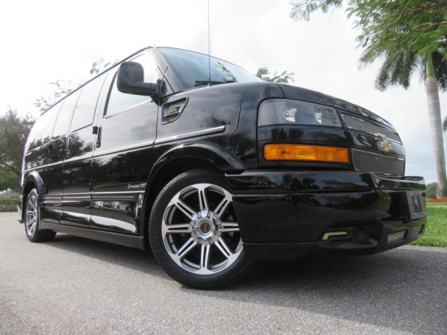 2017 Black /Tan and Brown 2 Tone Chevrolet Express (1GCWGAFG8H1) , located at 4301 Oak Circle #19, Boca Raton, FL, 33431, (954) 561-2499, 26.388861, -80.084038 - You are looking at a Gorgeous 2017 Chevy Express 2500 Explorer Handicap Wheelchair Conversion Van Fully Loaded With: 96K Original Miles, Power Side Entry Doors, VMI Side Entry Wheelchair Lift, 6 Way B and D Transfer Seat, Two Tone Leather Interior, Heated Front Seats, Front Sunroof, Rear Power Foldi - Photo#2